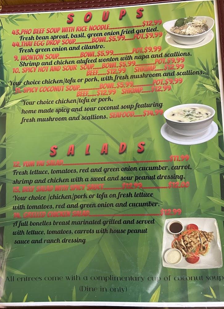 Tiger of Thailand Spicy Coconut Soup