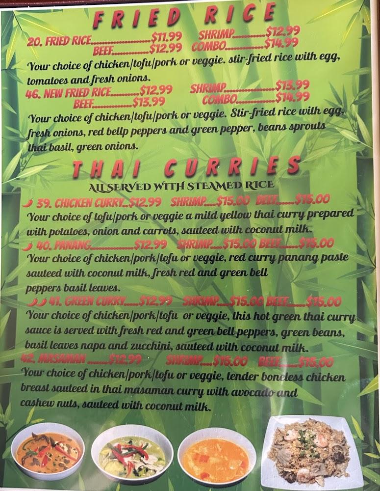 Tiger of Thailand Menu image 3